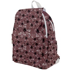 Hibiscus Flowers Collage Pattern Design Top Flap Backpack by dflcprintsclothing