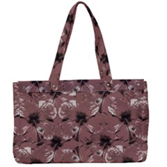 Hibiscus Flowers Collage Pattern Design Canvas Work Bag by dflcprintsclothing