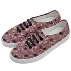 Hibiscus Flowers Collage Pattern Design Women s Classic Low Top Sneakers by dflcprintsclothing