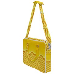 Sweet Honey Drips With Honeycomb Cross Body Office Bag