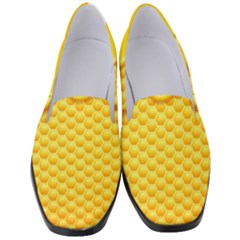 Sweet Honey Drips With Honeycomb Women s Classic Loafer Heels