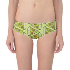 Pizza Fast Food Pattern Seamles Design Background Classic Bikini Bottoms by Vaneshart