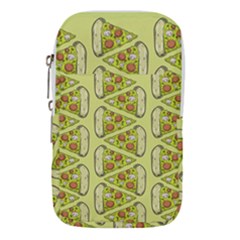 Pizza Fast Food Pattern Seamles Design Background Waist Pouch (small) by Vaneshart