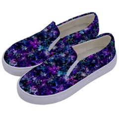 Shiny Stars Kids  Canvas Slip Ons by RLProject