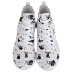 Cute Sloths Men s Lightweight High Top Sneakers by Sobalvarro