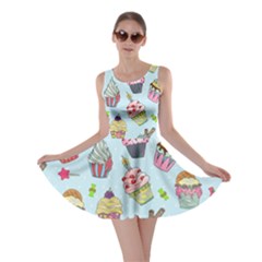 Cupcake Doodle Pattern Skater Dress by Sobalvarro