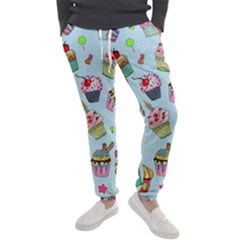 Cupcake Doodle Pattern Men s Jogger Sweatpants by Sobalvarro