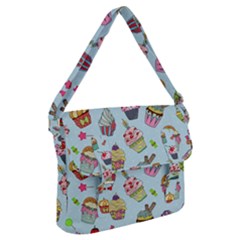 Cupcake Doodle Pattern Buckle Messenger Bag by Sobalvarro