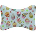 Cupcake Doodle Pattern Seat Head Rest Cushion View1