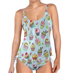 Cupcake Doodle Pattern Tankini Set by Sobalvarro