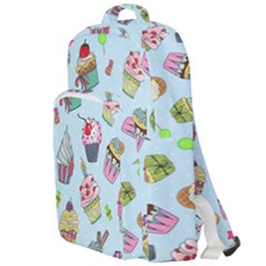 Cupcake Doodle Pattern Double Compartment Backpack by Sobalvarro