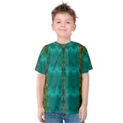 Shimmering Colors From The Sea Decorative Kids  Cotton Tee