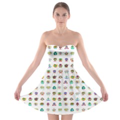 All The Aliens Teeny Strapless Bra Top Dress