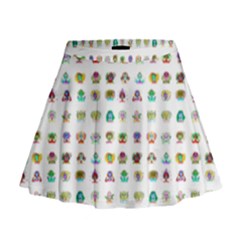 All The Aliens Teeny Mini Flare Skirt