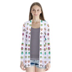 All The Aliens Teeny Drape Collar Cardigan