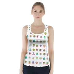 All The Aliens Teeny Racer Back Sports Top