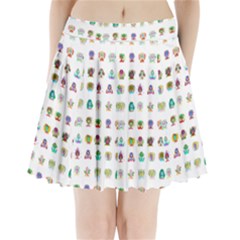 All The Aliens Teeny Pleated Mini Skirt