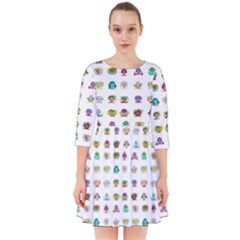 All The Aliens Teeny Smock Dress