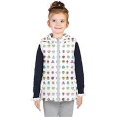 All The Aliens Teeny Kids  Hooded Puffer Vest