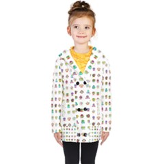 All The Aliens Teeny Kids  Double Breasted Button Coat