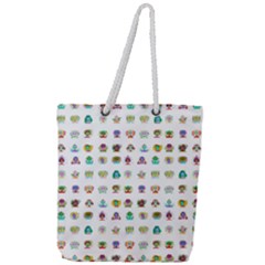 All The Aliens Teeny Full Print Rope Handle Tote (Large)