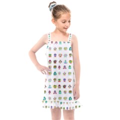 All The Aliens Teeny Kids  Overall Dress