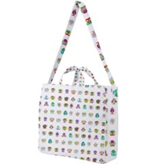 All The Aliens Teeny Square Shoulder Tote Bag