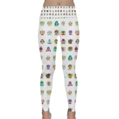 All The Aliens Teeny Lightweight Velour Classic Yoga Leggings by ArtByAng