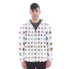 All The Aliens Teeny Men s Hooded Windbreaker by ArtByAng