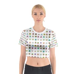 All The Aliens Teeny Cotton Crop Top