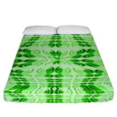 Digital Illusion Fitted Sheet (california King Size) by Sparkle