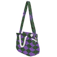 Digital Grapes Rope Handles Shoulder Strap Bag by Sparkle