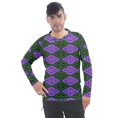 Digital Grapes Men s Pique Long Sleeve Tee by Sparkle