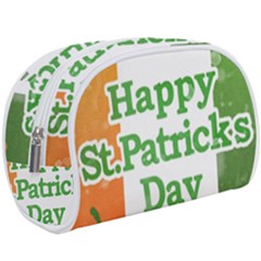 Happy St Patricks Day Design Makeup Case (large) by dflcprintsclothing