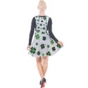 St Patricks day pattern Plunge Pinafore Velour Dress View2