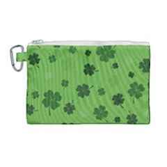 St Patricks Day Canvas Cosmetic Bag (large) by Valentinaart