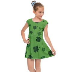 St Patricks Day Kids  Cap Sleeve Dress by Valentinaart