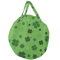 St Patricks Day Giant Round Zipper Tote by Valentinaart