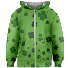 St Patricks Day Kids  Zipper Hoodie Without Drawstring by Valentinaart