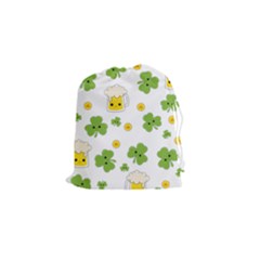 St Patricks Day Drawstring Pouch (small)