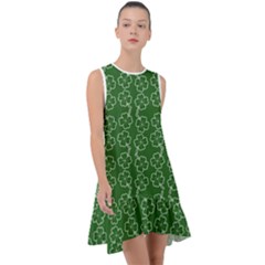 St Patricks Day Frill Swing Dress by Valentinaart