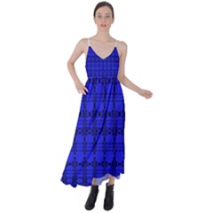 Digital Illusion Tie Back Maxi Dress by Sparkle
