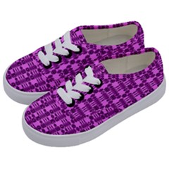 Digital Violet Kids  Classic Low Top Sneakers