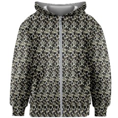Digital Mandale Kids  Zipper Hoodie Without Drawstring by Sparkle