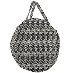 Digital Illusion Giant Round Zipper Tote by Sparkle