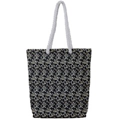 Digital Illusion Full Print Rope Handle Tote (small) by Sparkle