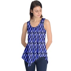 Blue Diamonds Sleeveless Tunic by Sparkle