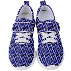 Blue Diamonds Women s Velcro Strap Shoes