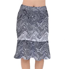 Grey Glow Cartisia Short Mermaid Skirt