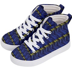 Blue Illusion Kids  Hi-top Skate Sneakers